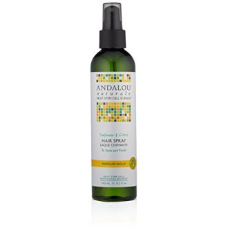 Andalou Naturals Parfait Hold Spray cheveux, Sunflower et Citrus, 8.2 Ounce