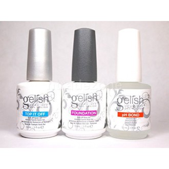 Gelish Gel LED 3 Pack - Foundation - Top - pH Bond