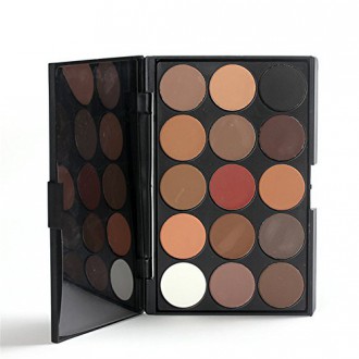 Pur Vie® professionnels 15 couleurs EYESHADOW palette de maquillage kit contournage