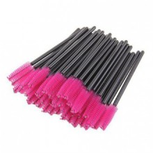 Kits de maquillage Smilesun jetables Cils Eye Lash pinceau de maquillage Mascara Wands applicateurs (100PCS rose)