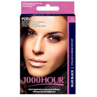 1000 Heure Cils &amp; Brow Dye / Teinte Kit Mascara permanent (Bleu-Noir)