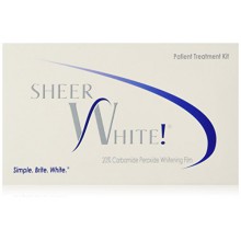 Sheer White! 20% de Dientes Profesional tiras de blanqueamiento Films Kit