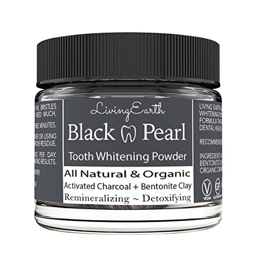 black pearl whitening powder