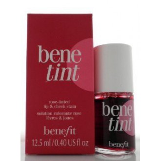 Benefit Cosmetics Beneficio Benetint Bene Tinte - Rose Tinted Lip y las manchas de la mejilla