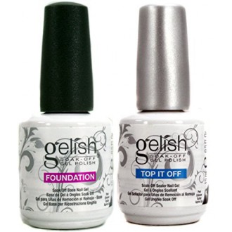 Gelish Duo Por si fuera poco + Base Fundación Escudo - 15 ml (Para UV / LED de uñas del gel)