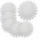 10 Nail Pcs Round Art acrylique Conseils Faux Faux Ecran Conseil Roue pratique polonaise Outil blanc