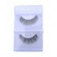 6 Pairs Crème 100% Human Hair Natural False Eyelash Extensions Black 747M