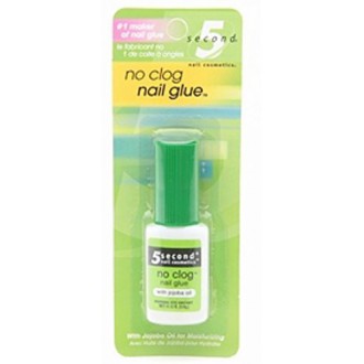 5 Second Nail No-clog Nail Glue, 3-Gram (Pack of 4)