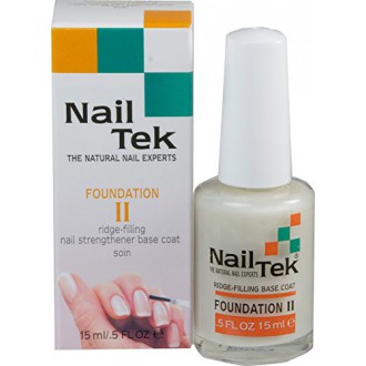 Fondation Nailtek No.2 Ridge-Filling Nail Coat Strengthener Base, 0,5 Fluid Ounce