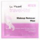 La Fresh Makeup Remover Cleansing Travel Wipes - Natural, Biodegradable, Waterproof, Facial Towelettes With Vitamin E -