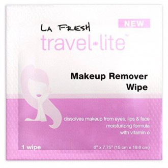 La maquillaje fresco removedor Cleansing Wipes Viajes - natural, biodegradable, toallitas faciales, a prueba de agua con Vitamin