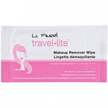 LA FRESH Travel Lite Makeup Remover Wipes (100) with BONUS VELVET LIQUID EYELINER PEN INCLUDED.