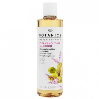 BOOTS Botanics All Bright Cleansing Toner 8.4 US Fl.Oz.