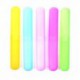 Kloud Ville ® Paquet de 5 Différent en plastique couleur Case brosse à dents / Support pour utilisation Voyage (style ONE)