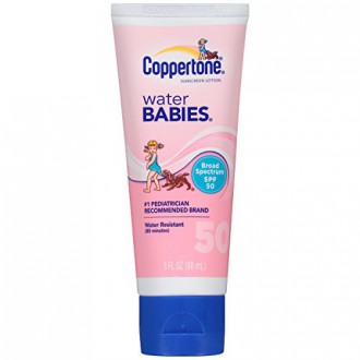 Coppertone Water Babies SPF 50 Sunscreen Lotion, 3 Ounce