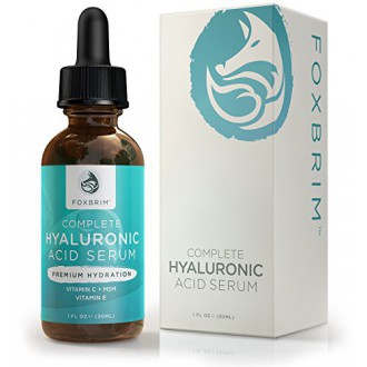 Acide Hyaluronique Sérum - Pure Acide Hyaluronique Sérum à la vitamine C - Ingrédients naturels thé vert, vitamine E, huile de j