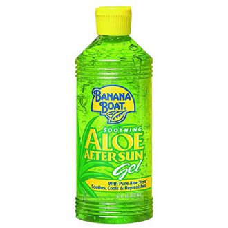 Banana Boat Aloe Vera Sun Burn Relief Sun Care After Sun Gel - 16 Ounce (Pack of 3)