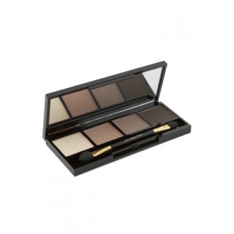 Dr. Hauschka Eyeshadow Palette, Sand/Light Brown/Soft Gray/Anthracite, 4 Ounce