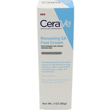 CeraVe Système Renouveler, SA Renouveler Crème Pieds, 3 Ounce