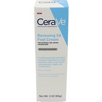 CeraVe Renovación del sistema, SA Renovación Crema de Pies, de 3 onzas