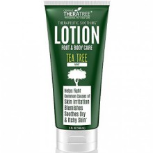 Tea Tree Oil Therapeutic Lotion with Soothing Botanicals Defend Against Common Causes of Skin Irritation, Body Acne, Foot &