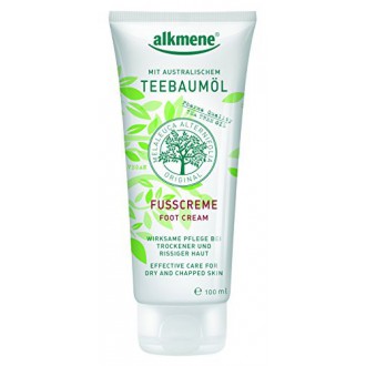 Tea Tree Oil Crème Pieds importés d'Allemagne Vegan Paraben gratuit antibactérienne désodorisante &amp; Hydratant Pour sèches, g