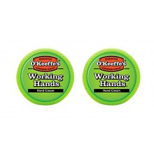 Mains de travail Crème pour les mains de O'Keeffe, 3,4 oz, Jar, (Pack de 2)