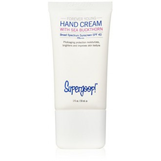 Supergoop! Forever Young Crème pour les mains avec argousier SPF 40, 1 fl. Oz.