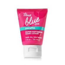 Bath and Body Works True Blue Mini parafina suavizante que Loción Manos 1 Oz