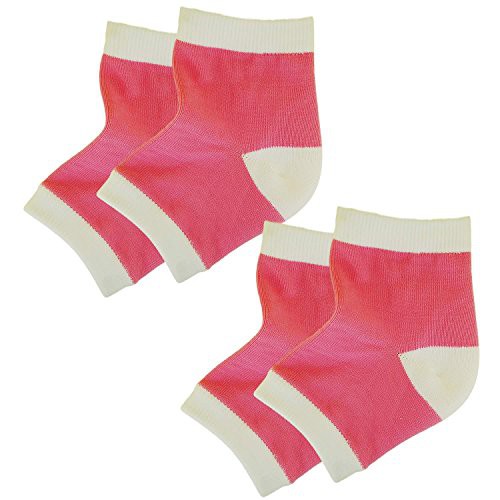Moisturizing Socks, 3 Pairs-Moisturizing/Gel Heel Socks for Dry Cracked  Heels, Open Toe Socks, Ventilate Gel Spa Socks to Heal and Treat Dry, Gel