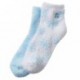 2 Pack Earth Therapeutics Thera-Soft Aloe/Vitamin E Moisturizing Socks: Baby Blue/Snowflakes