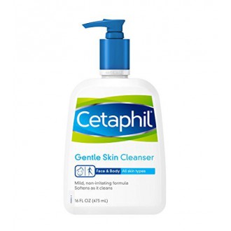 Cetaphil Gentle Skin Cleanser, For all skin types, 16-Ounce Bottles (Pack of 2)