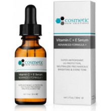 Numéro 1 MEILLEURE Vitamine C + E Combinaison Sérum Traitement Antioxydant - 1 oz / 30 ml - Combinaison Super Formula Antioxydan