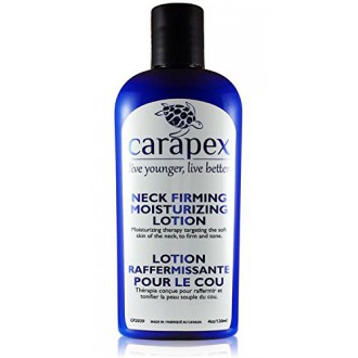 Carapex Loción Reafirmante Cuello, anti-envejecimiento, de apriete, Lifting Crema, para pieles maduras, que cede con ingrediente