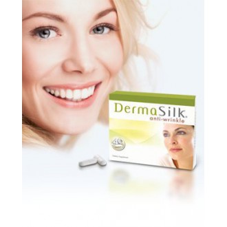 DermaSilk Anti-rides Traitement suppléments, cliniquement prouvé pour réduire l'apparence des rides, ridules, les taches de viei