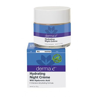 derma e Nuit Hydratante Crème avec de l'acide hyaluronique