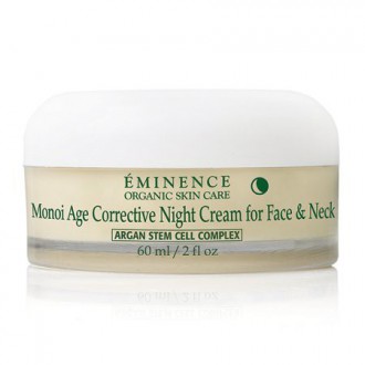 Crema eminencia Monoï edad correctivo de la noche por la cara y el cuello