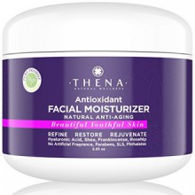 Hydratant Facial Antioxidant Avec l'acide hyaluronique pour les femmes et les hommes | Meilleur Naturel Anti-âge Visage Crème Hy