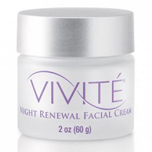 Vivite Renovación Noche Crema facial, 2 onza