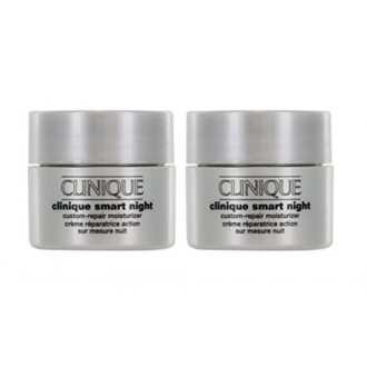 Clinique inteligente personalizada Noche-Repair Crema Hidratante Piel Mixta Seca - 1 oz / 30 ml (2 x 0,5 oz / 15 ml cada uno)