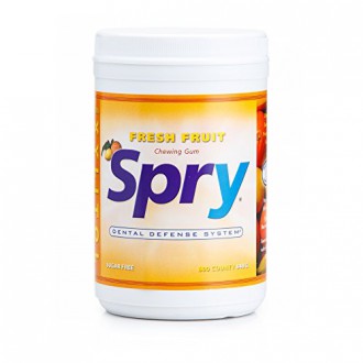 Xlear, Spry Xylitol Gum, fruits frais, 600 Count