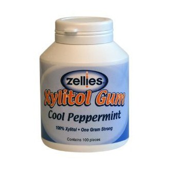 Zellies Peppermint Gum, 100 Count Jar