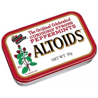 Wrigley Altoids, menta mentas, 1,76 onza