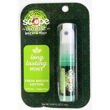 SCOPE Outlast Breath Mist, Long Lasting Mint 0.24 oz (Pack of 6)