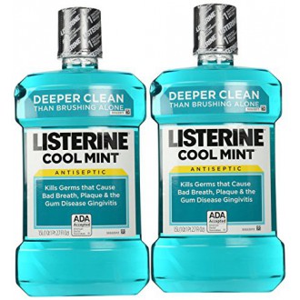 Listerine Cool Mint Listerine enjuague bucal antiséptico (2 X 1.5lt)