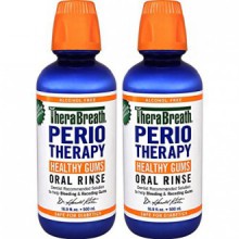 TheraBreath Dentiste PerioTherapy SAIN GOMMES Recommandé Rinçage Oral, 16,9 Ounce (Pack de 2)