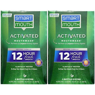 Smart Mouth Mouthwash, menthe fraîche - 16 oz - 2 pk