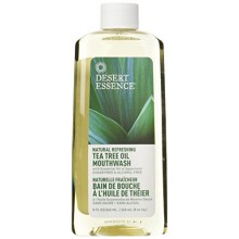 Esencia del Desierto aceite de árbol de té enjuague bucal menta verde - 8 fl oz