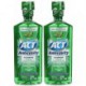 ACT Libre de Alcohol anticaries fluoruro de enjuague, Menta - 18 oz - 2 pk