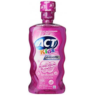 ACT Enfants Anti-Cavity Fluoride Rinse, Bubblegum Blowout 16,9 oz